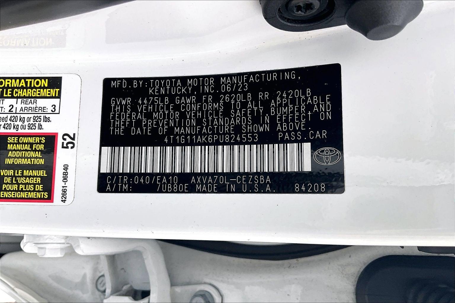 2023 Toyota Camry SE