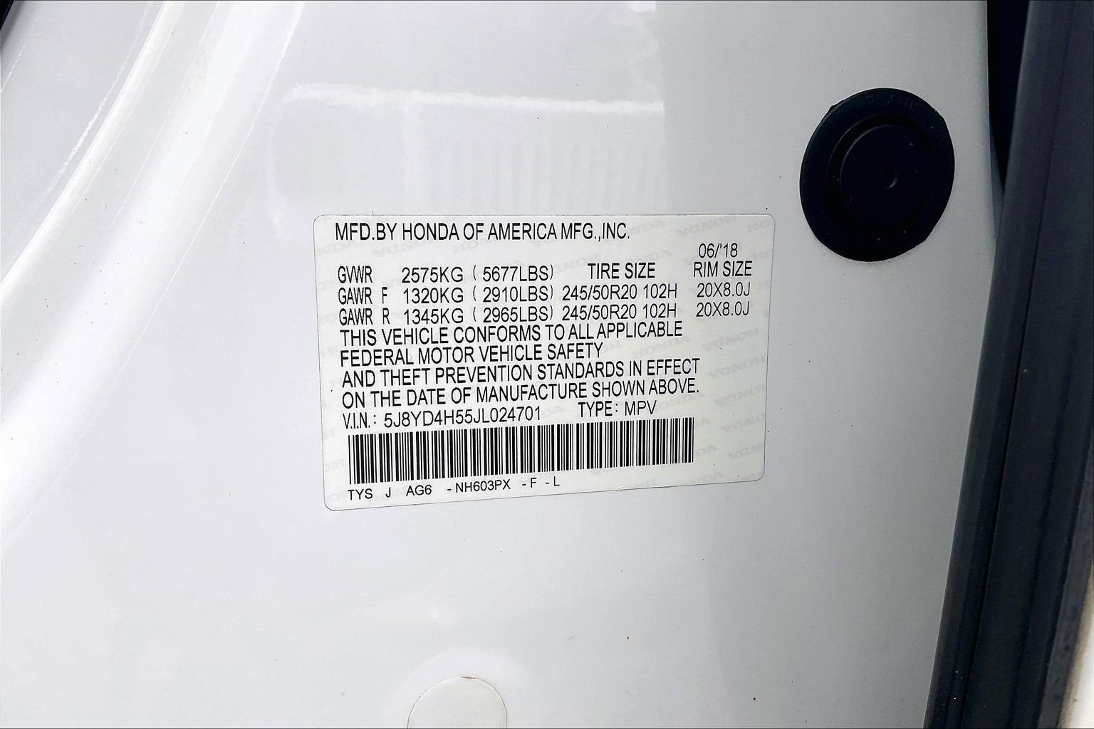 2018 Acura MDX w/Technology Pkg