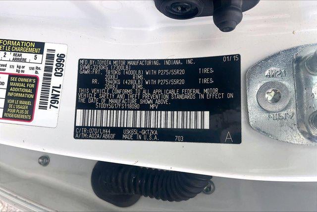 2015 Toyota Sequoia Platinum