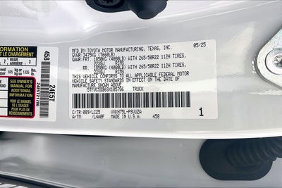 2025 Toyota Tundra Capstone Hybrid