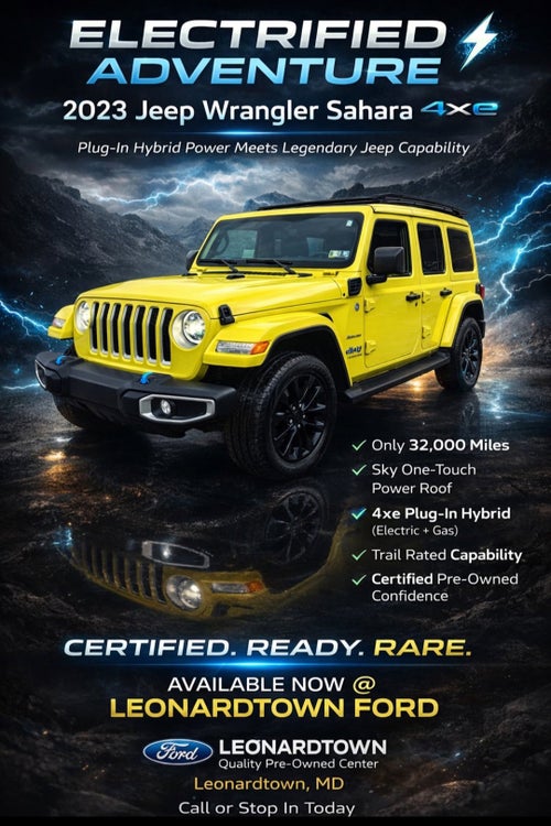 2023 Jeep Wrangler 4xe Sahara