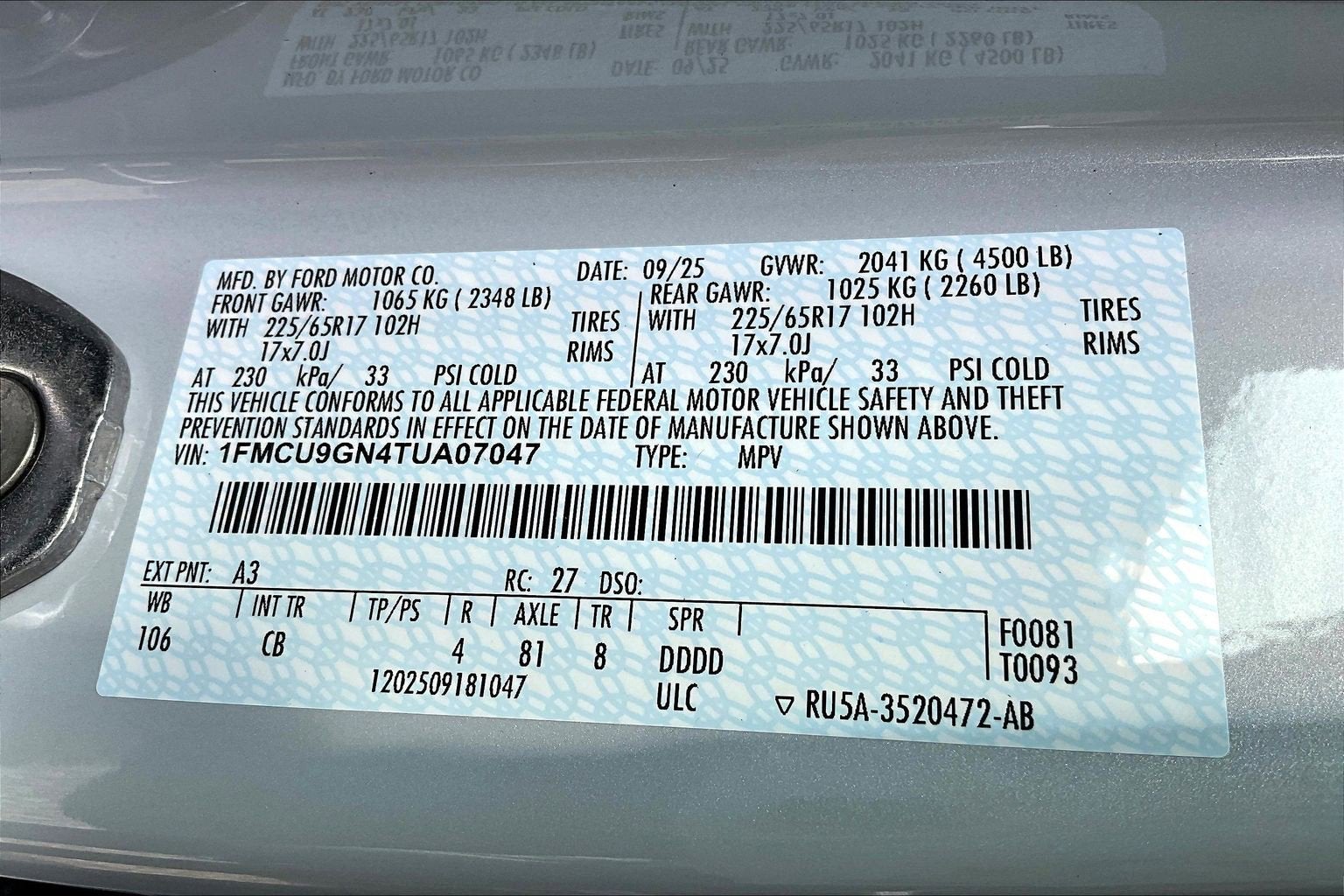 2026 Ford Escape Active