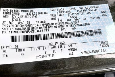 2025 Ford Bronco Raptor