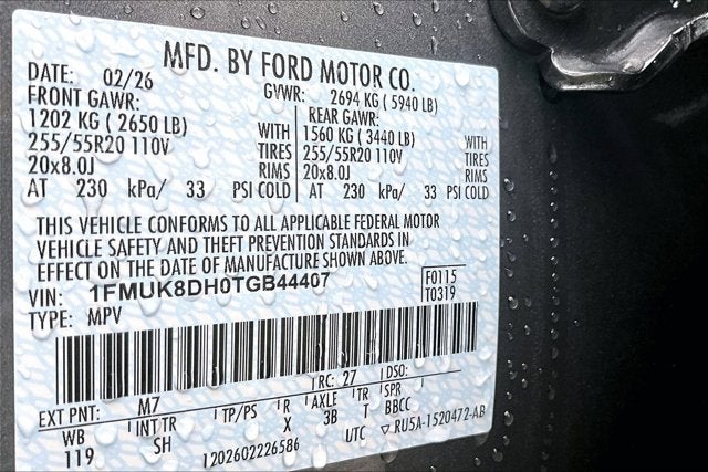 2026 Ford Explorer Active w/200A Pkg