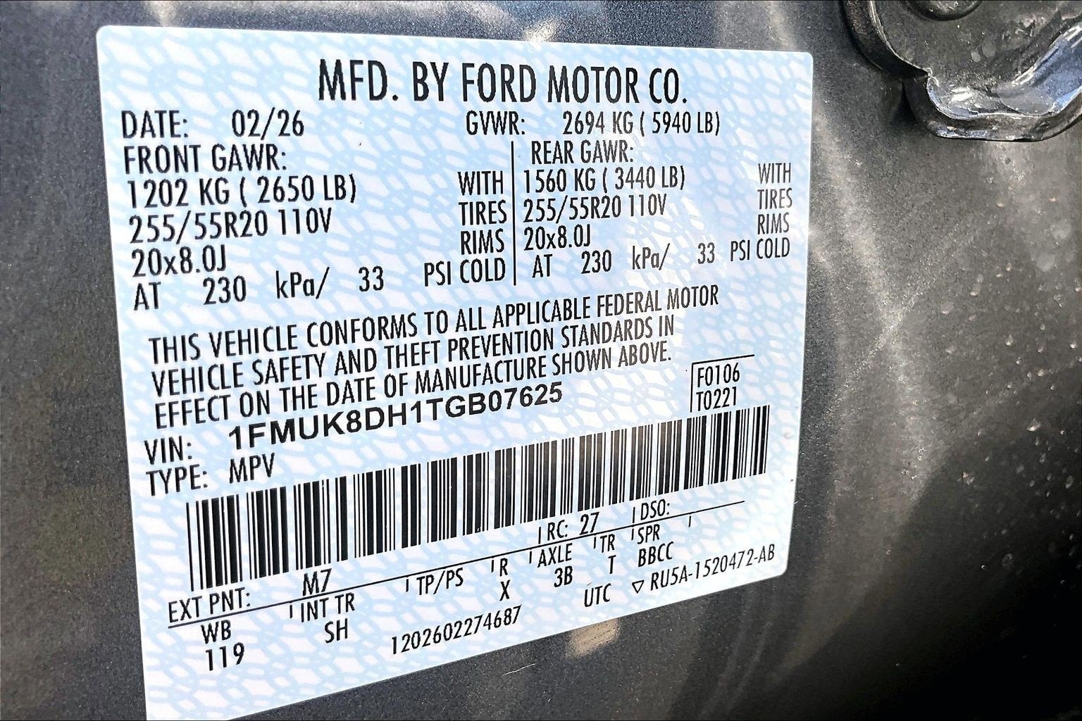 2026 Ford Explorer Active w/200A Pkg