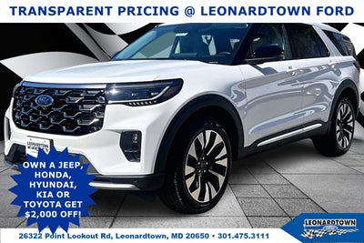 2026 Ford Explorer Platinum