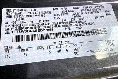 2025 Ford Super Duty F-350 SRW XLT