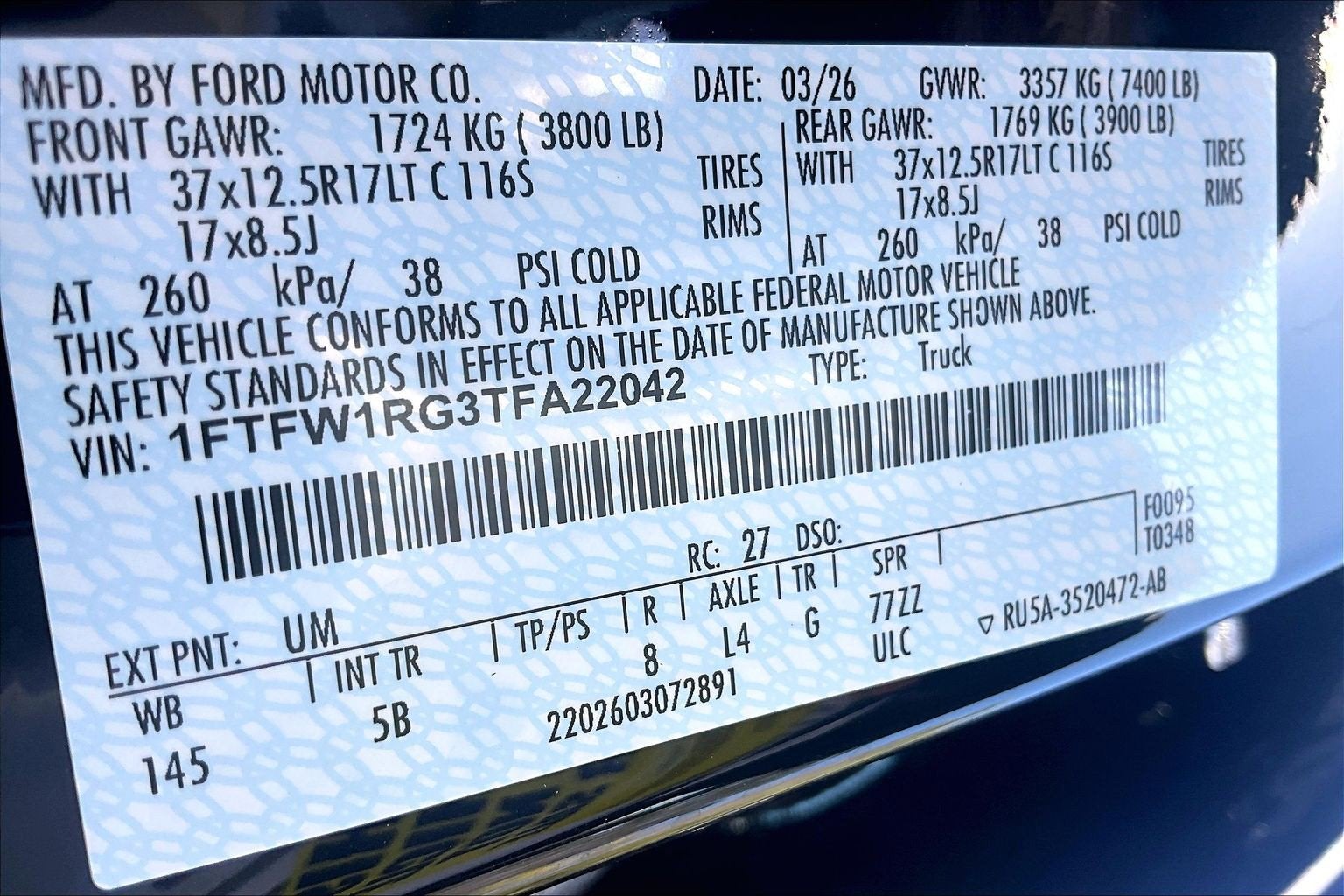 2026 Ford F-150 Raptor