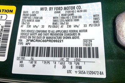 2023 Ford Bronco Sport Outer Banks LUXURY SUV