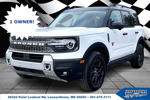 2025 Ford Bronco Sport Badlands TECH PANO ROOF