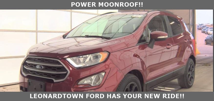 2019 Ford EcoSport SE MOONROOF