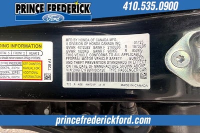 2023 Honda Civic Sedan Touring