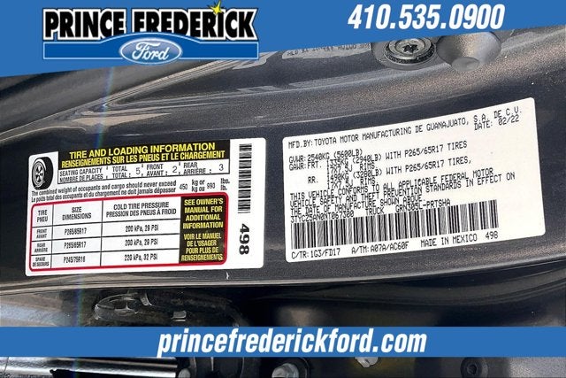 2022 Toyota Tacoma 4WD TRD Sport