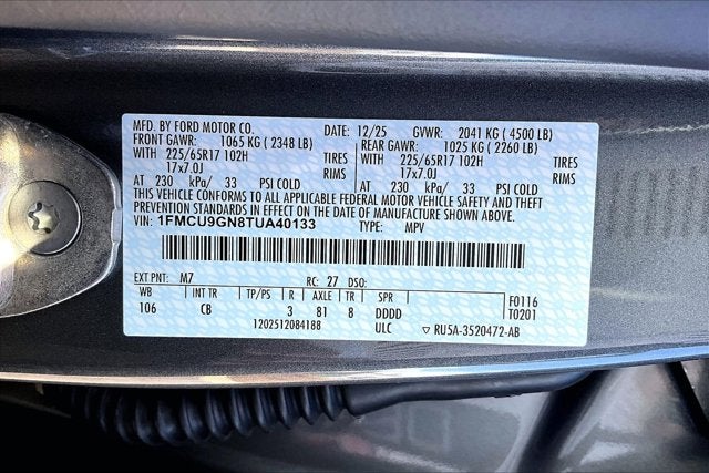 2026 Ford Escape Active