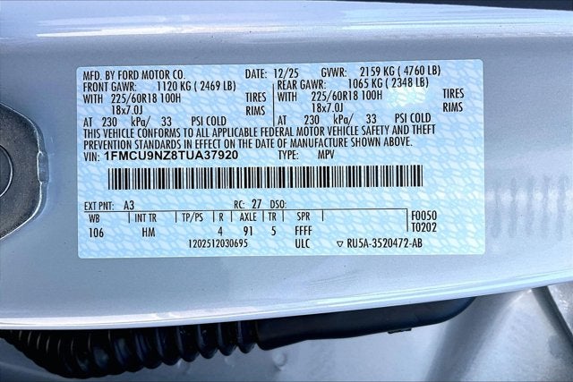 2026 Ford Escape ST-Line Select