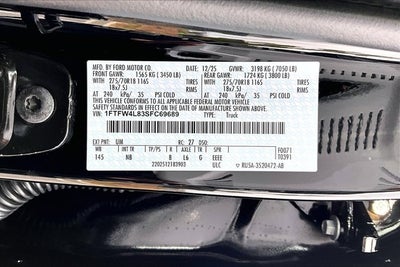 2025 Ford F-150 Tremor