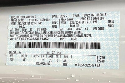 2025 Ford Transit Cargo Van 150