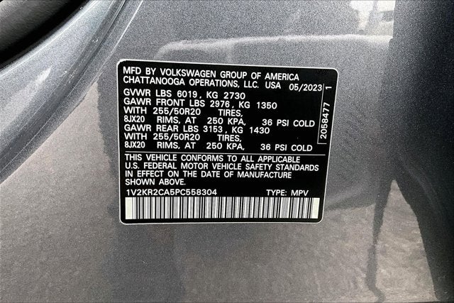 2023 Volkswagen Atlas 3.6L V6 SE w/Technology