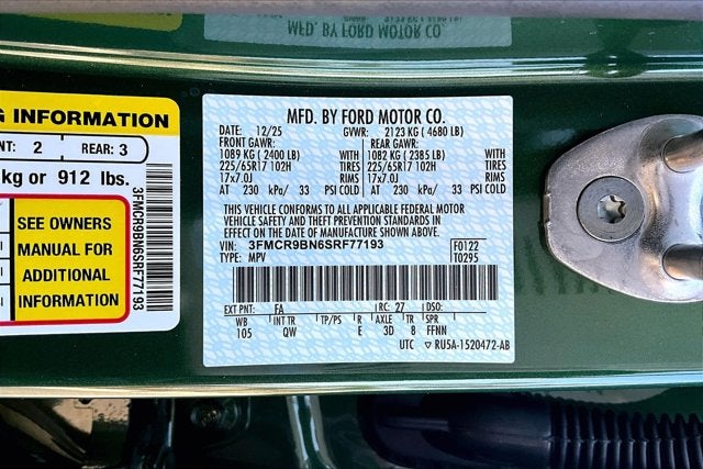 2025 Ford Bronco Sport Big Bend