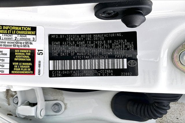 2020 Toyota Camry LE