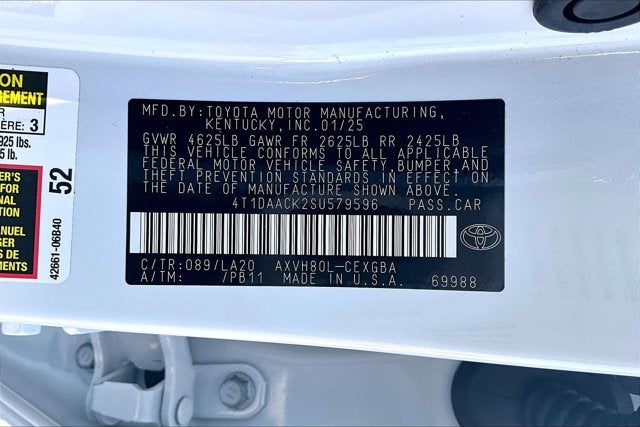 2025 Toyota Camry XLE