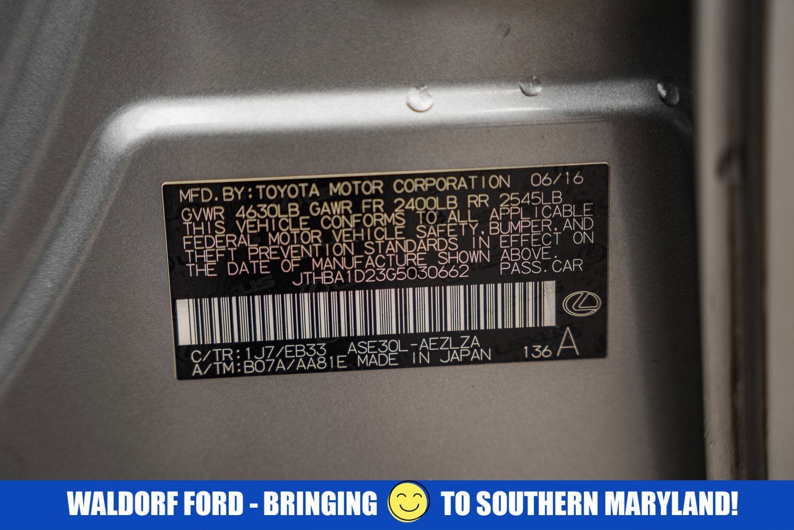 2016 Lexus IS 200t Base