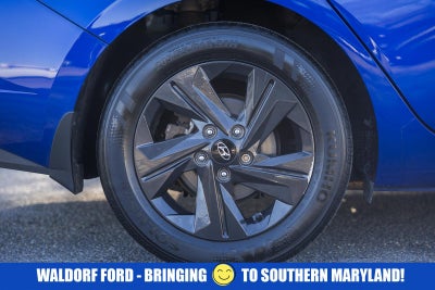 2021 Hyundai Elantra Hybrid Blue
