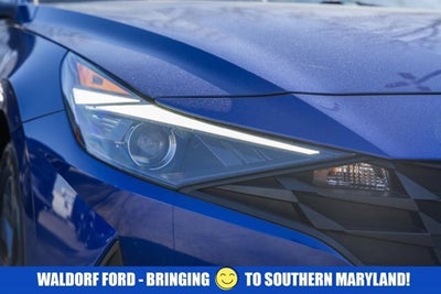 2021 Hyundai Elantra Hybrid Blue