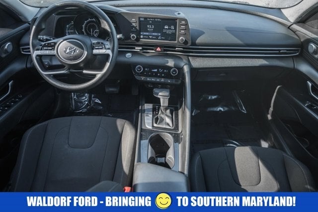 2021 Hyundai Elantra Hybrid Blue