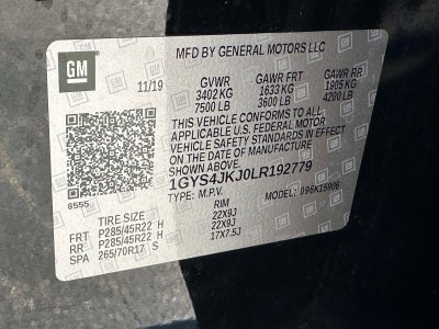 2020 Cadillac Escalade ESV Premium Luxury