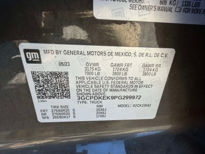 2023 Chevrolet Silverado 1500 LT