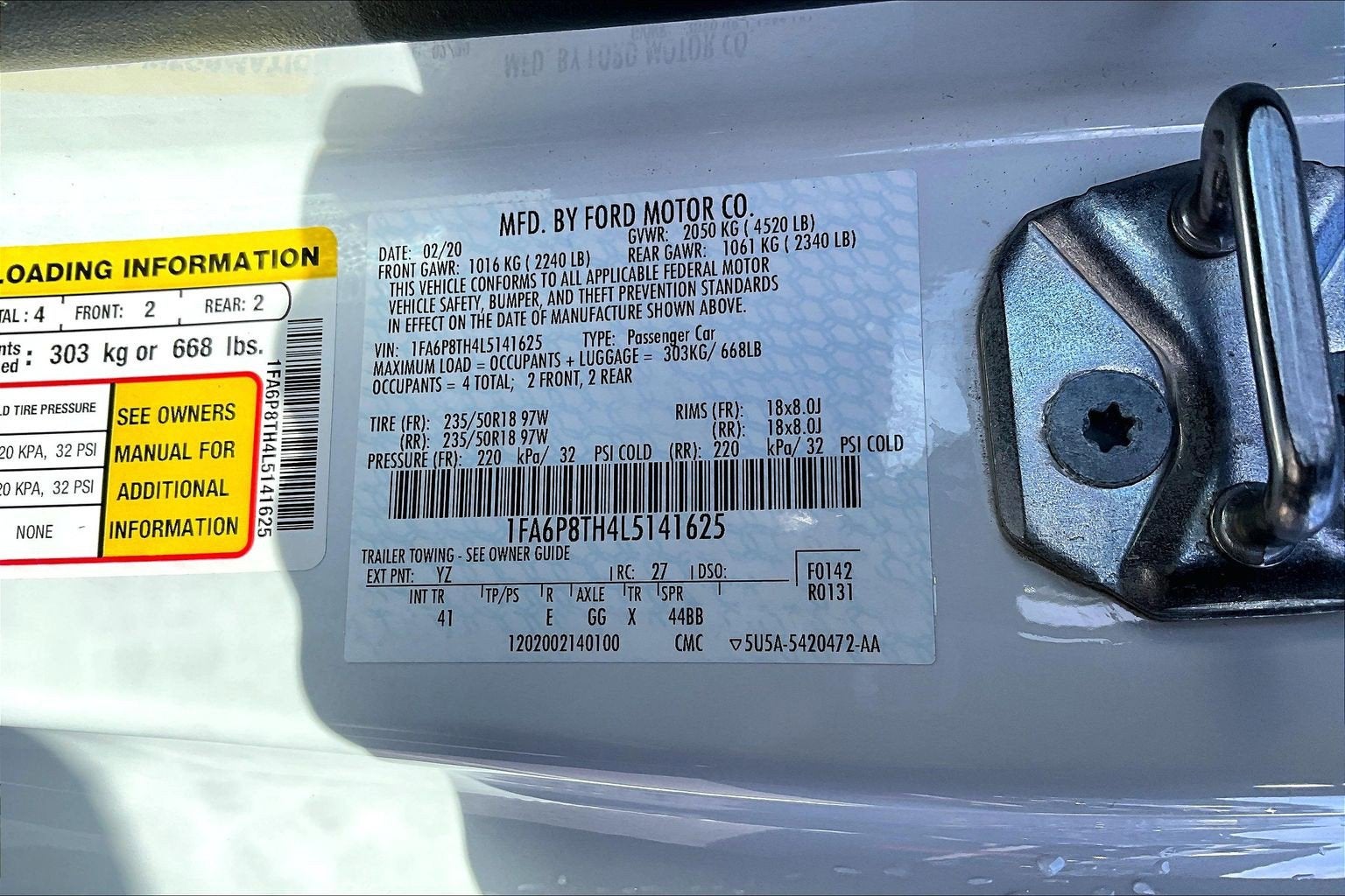 2020 Ford Mustang EcoBoost Premium Fastback