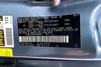 2017 Toyota Sienna LE Auto Access Seat