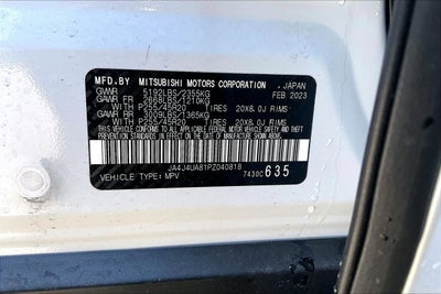 2023 Mitsubishi Outlander SE Black Edition S-AWC