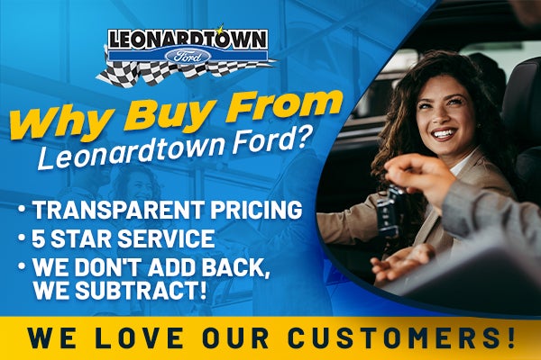 Why buy from Leonardtown Ford?