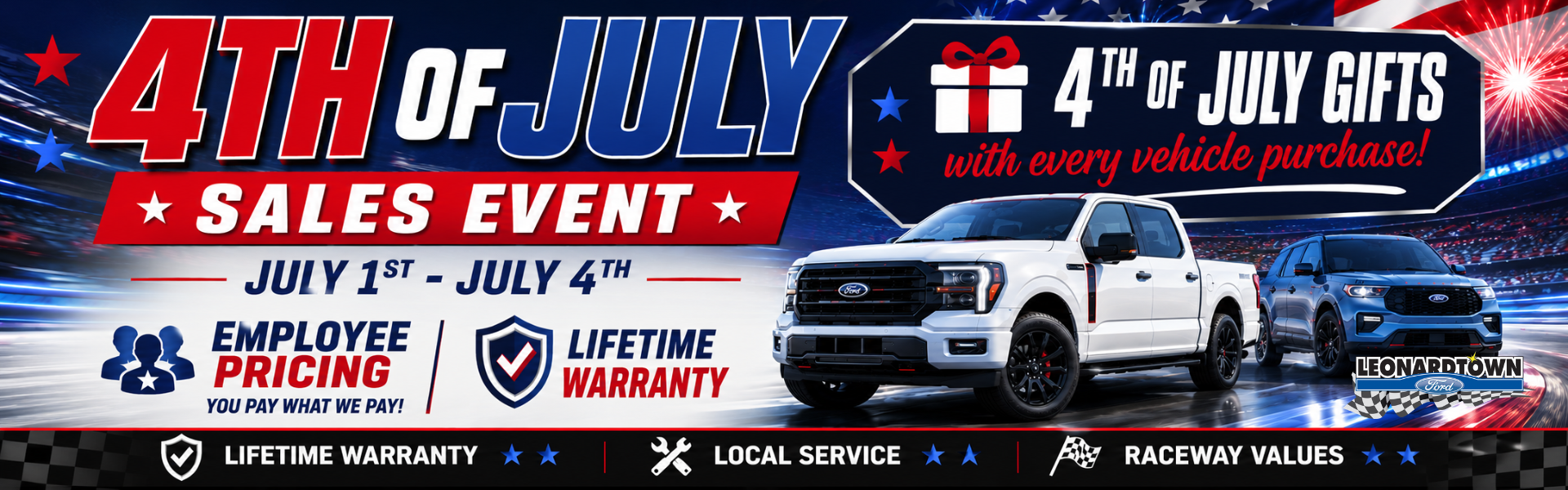 4th of July Sales Event