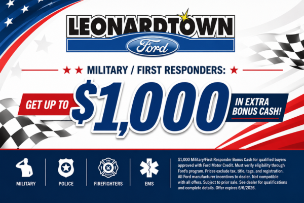Military / First Responder MD Bonus